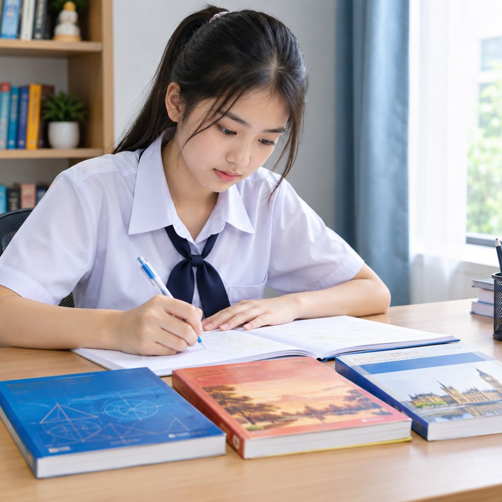 Học sinh lớp 9 ôn tuyển sinh lớp 10 ba môn Toán Ngữ văn Tiếng Anh